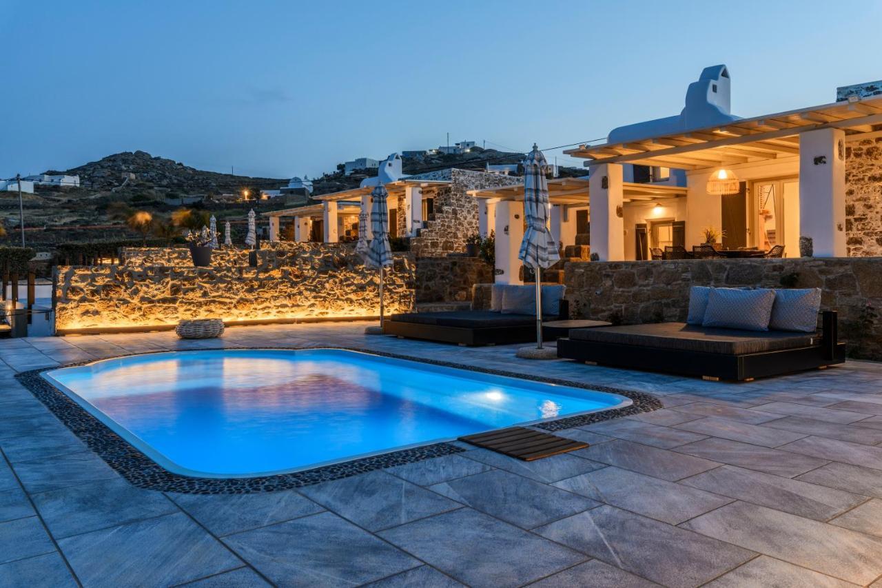 Aurora Mykonos Villas Калафатис Екстериор снимка